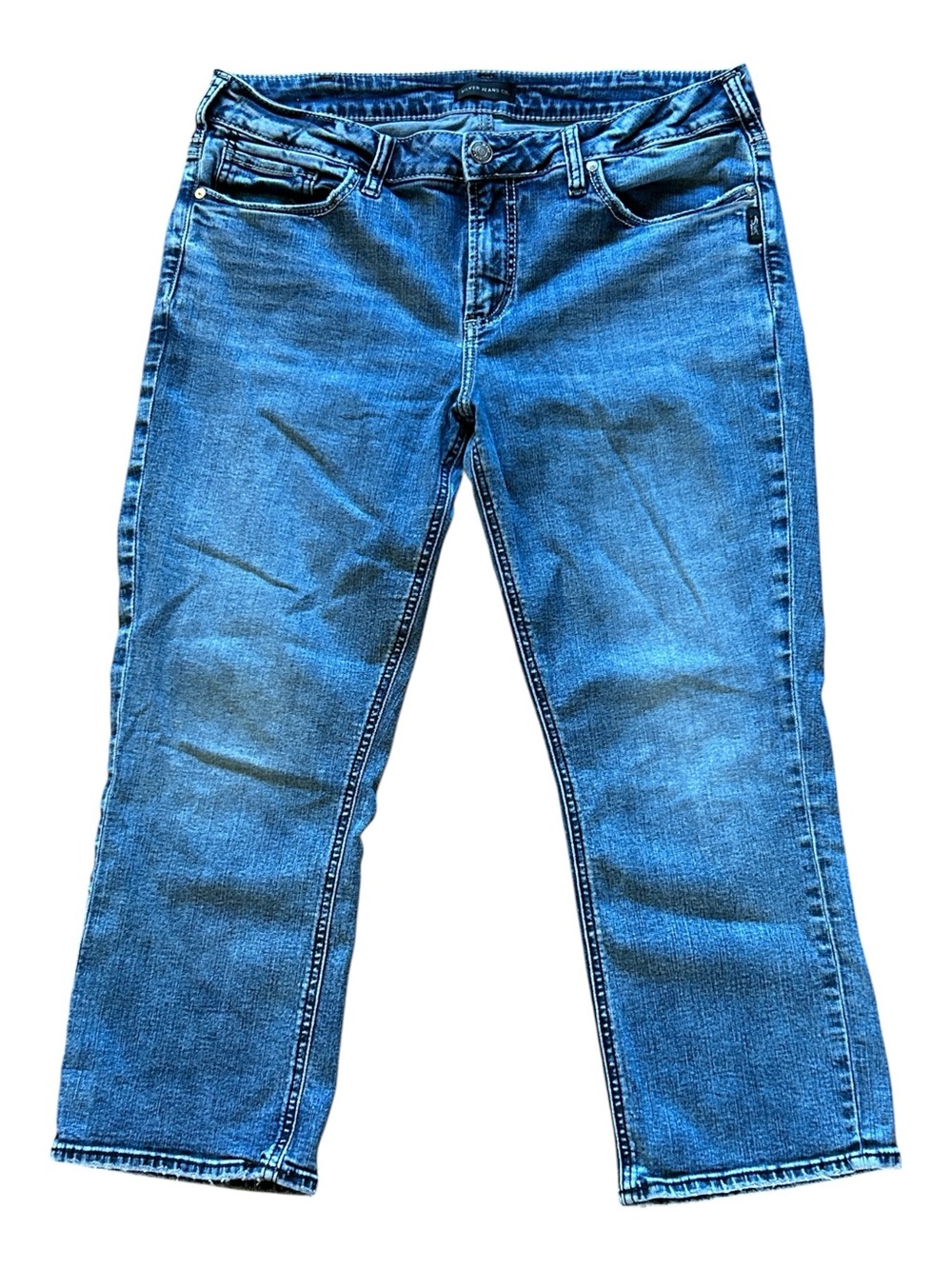 Silver Elyse Capri Jeans